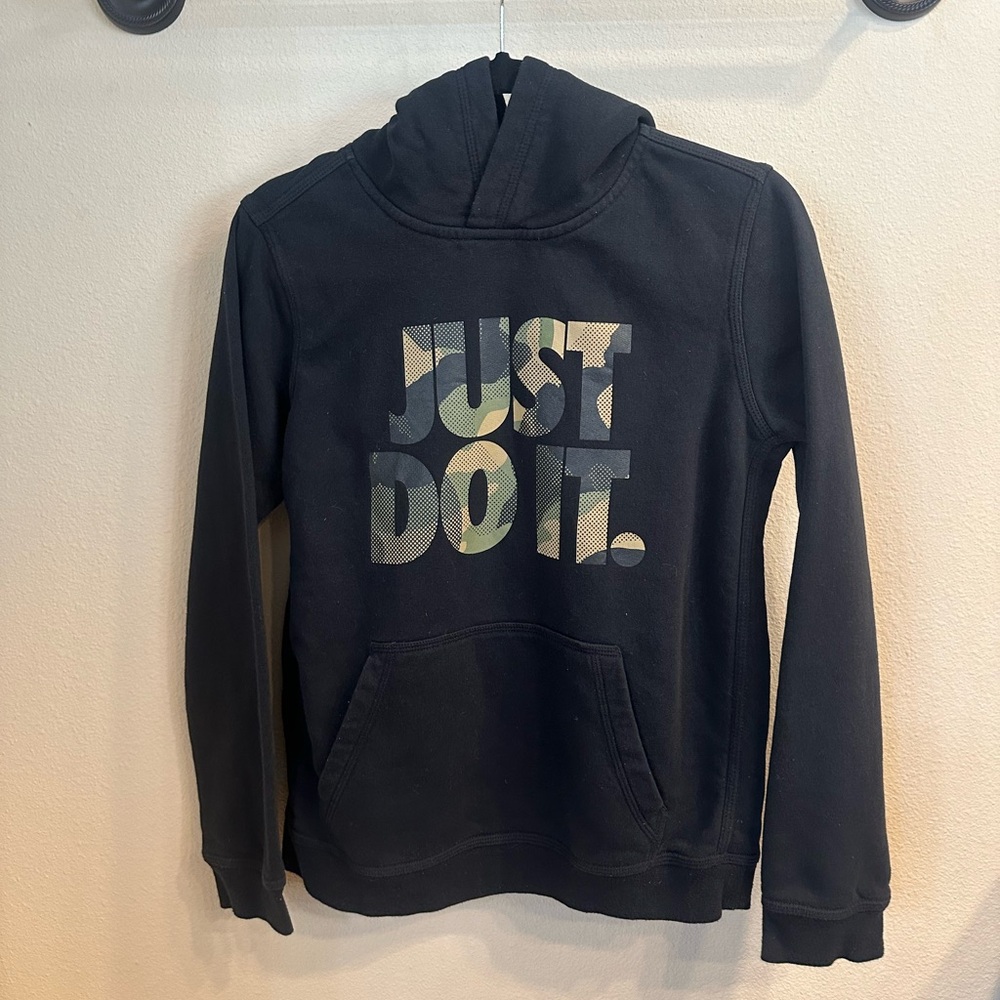 Nike Black Hoodie with Camo